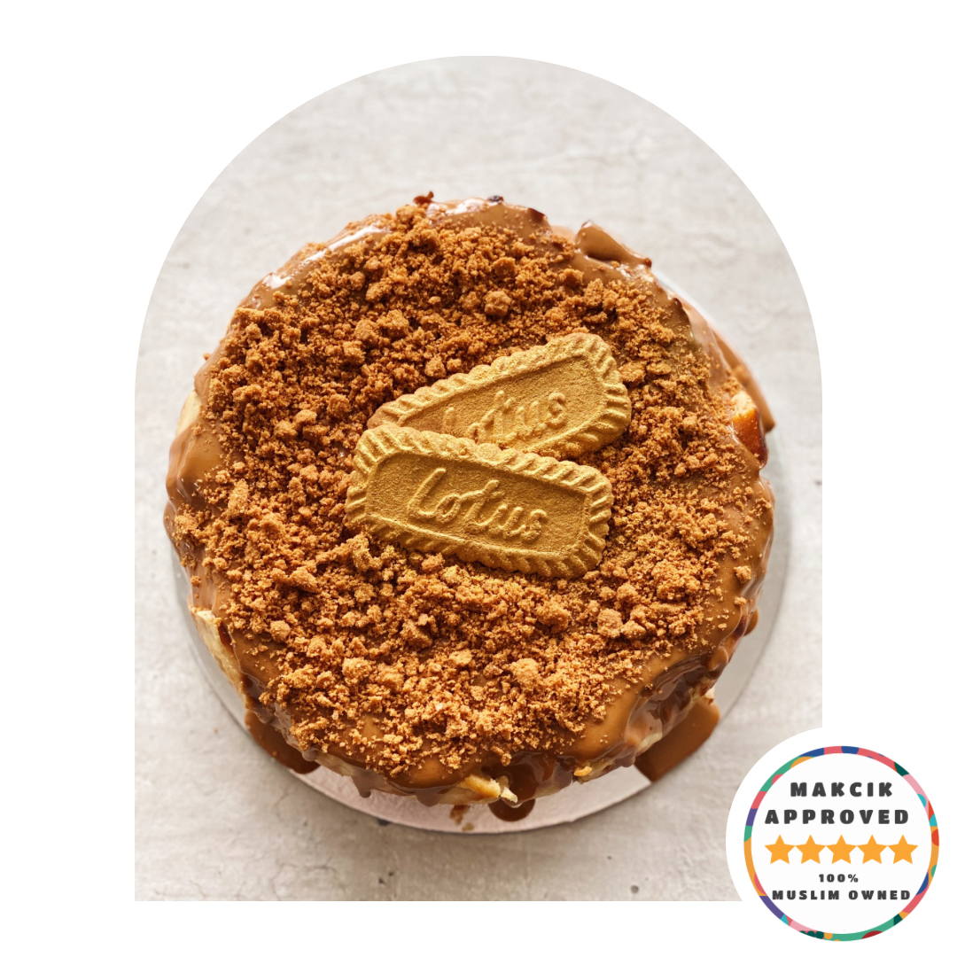 SINFULCAKES BEST SELLER - LOTUS BISCOFF BASQUE CHEESECAKE