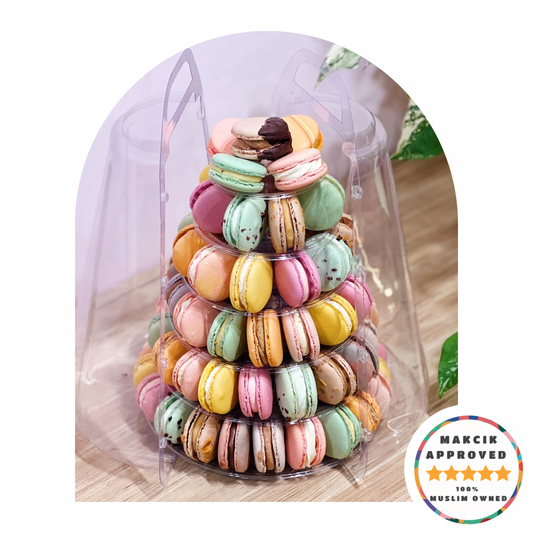 Mini Macaron Tower 6 Tier ( Customisable )